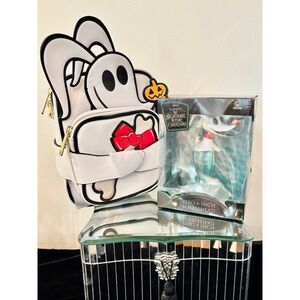  Disney NBC Zero Crossbuddies Cosplay Bag & Zero Bobblehead NWT Exclusive Bundle